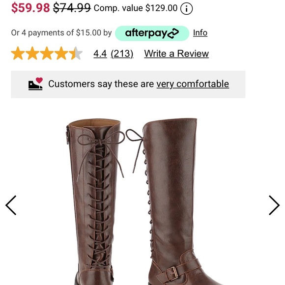 Euro Soft Knee Boot - Picture 4 of 4